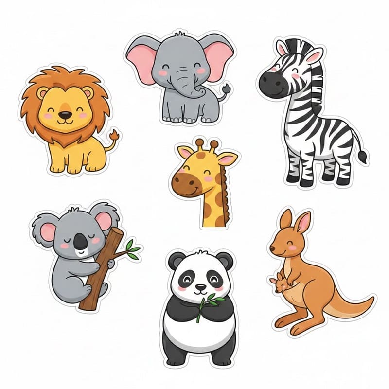 Tiere ausmalbilder