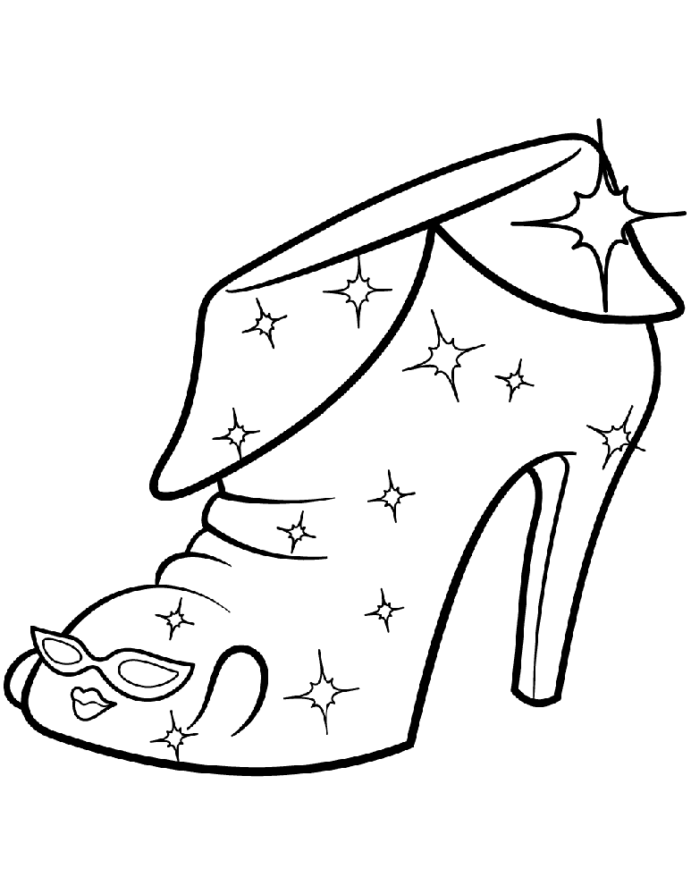 Angie Ankle Boot Shopkins ausmalbilder
