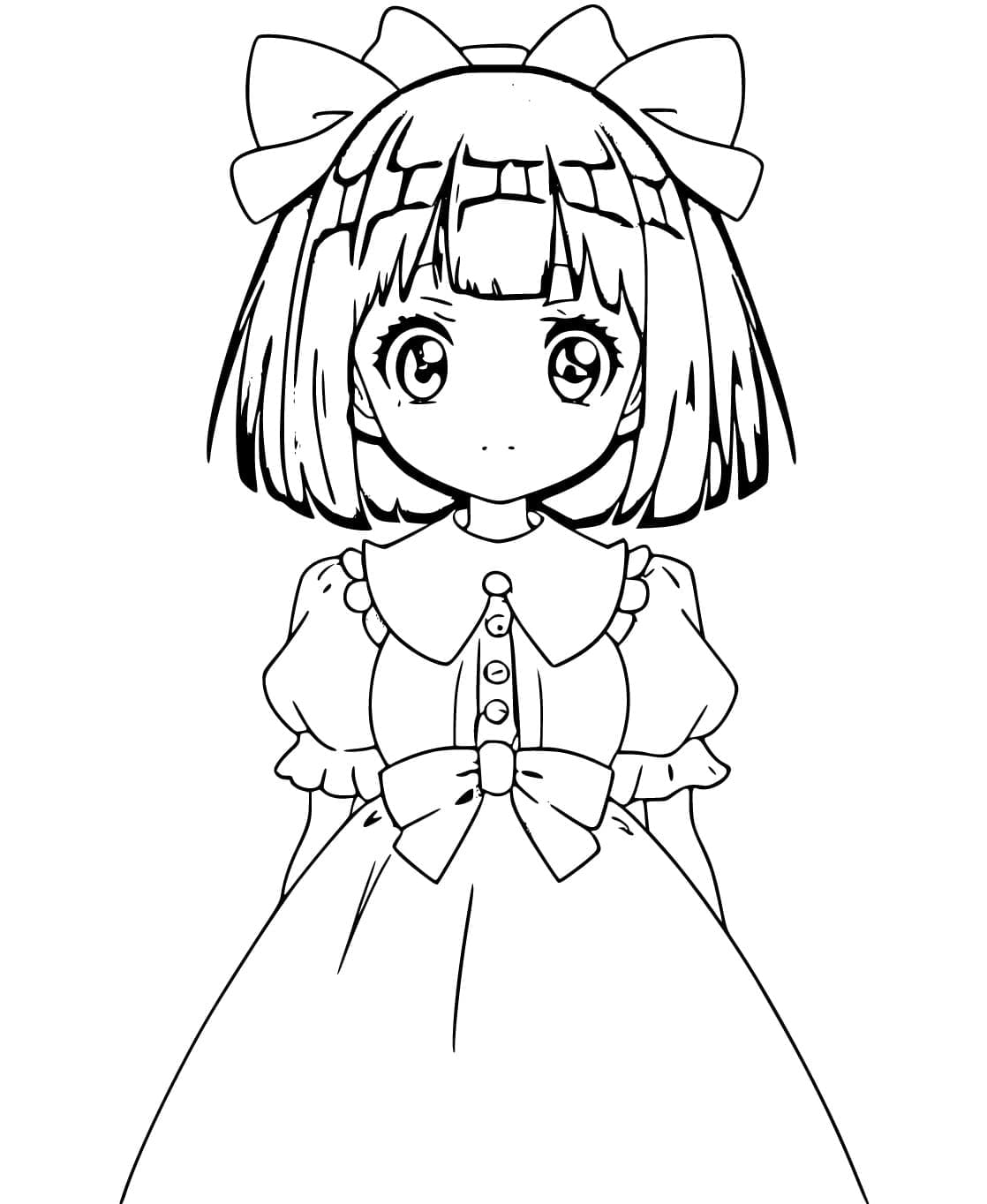 Anime-Mädchen für 1-jährige Kinder