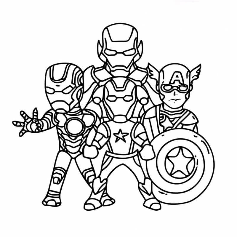 Avengers ausmalbilder
