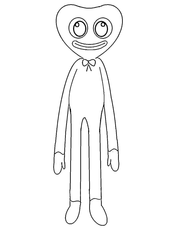 Animierter Huggy Wuggy ausmalbilder