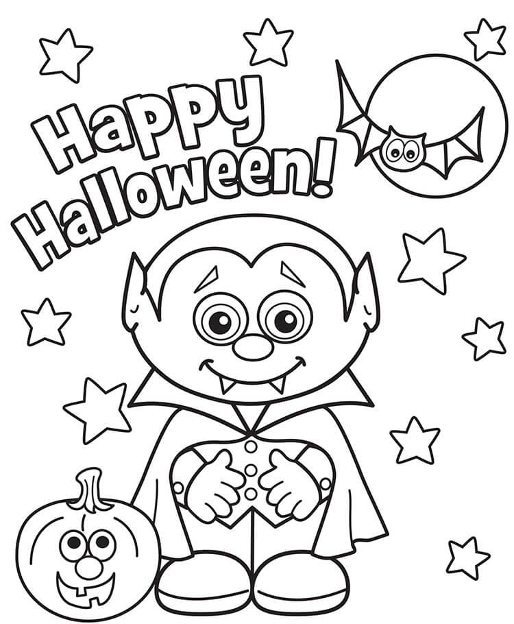 Animiertes Halloween ausmalbilder