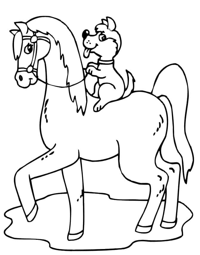 Animiertes Pferd ausmalbilder