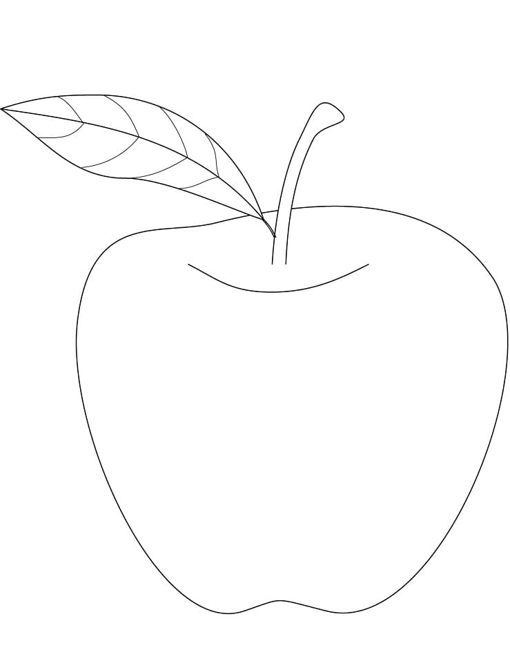 Apfel (2) ausmalbilder
