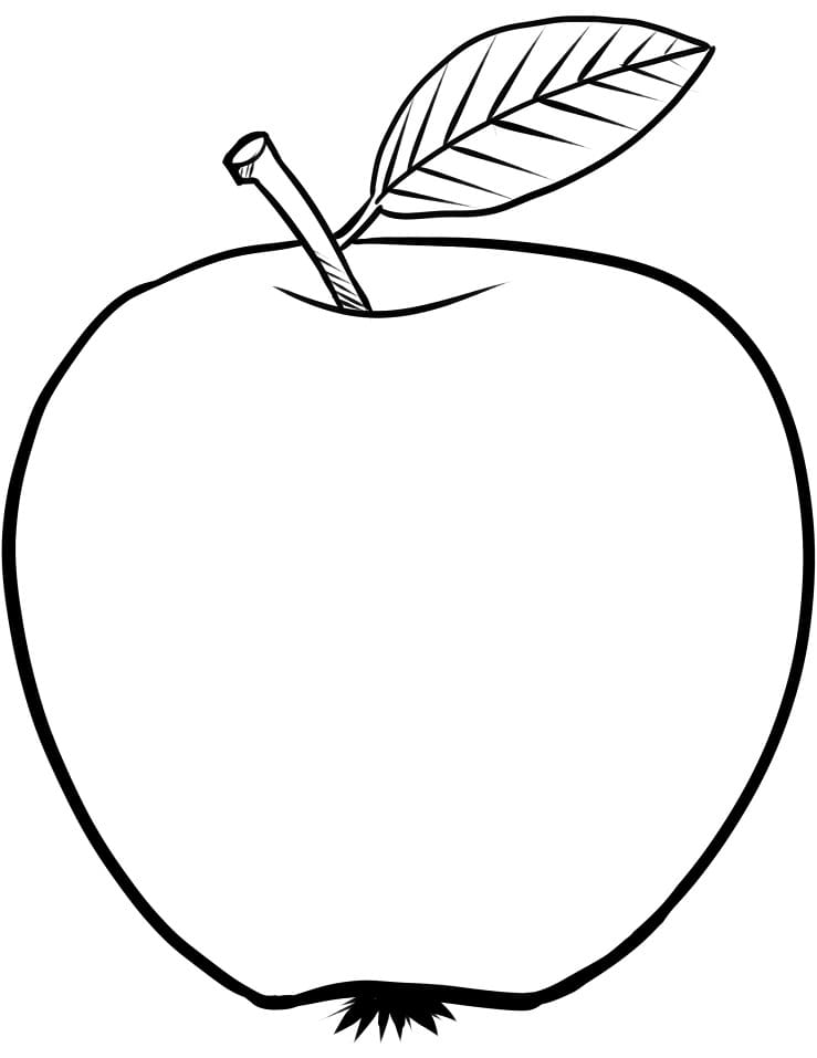 Apfel (4) ausmalbilder