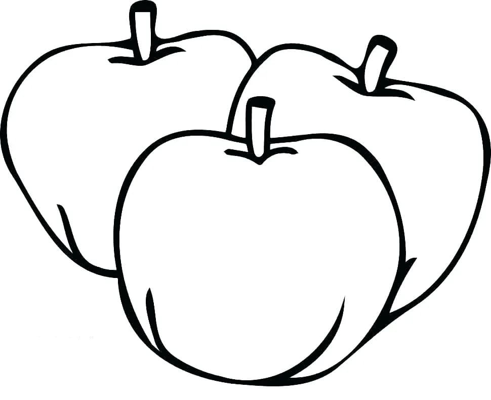 Apfel (7) ausmalbilder