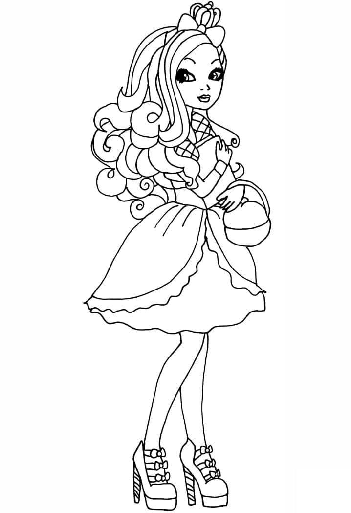 Apple White di Ever After High ausmalbilder