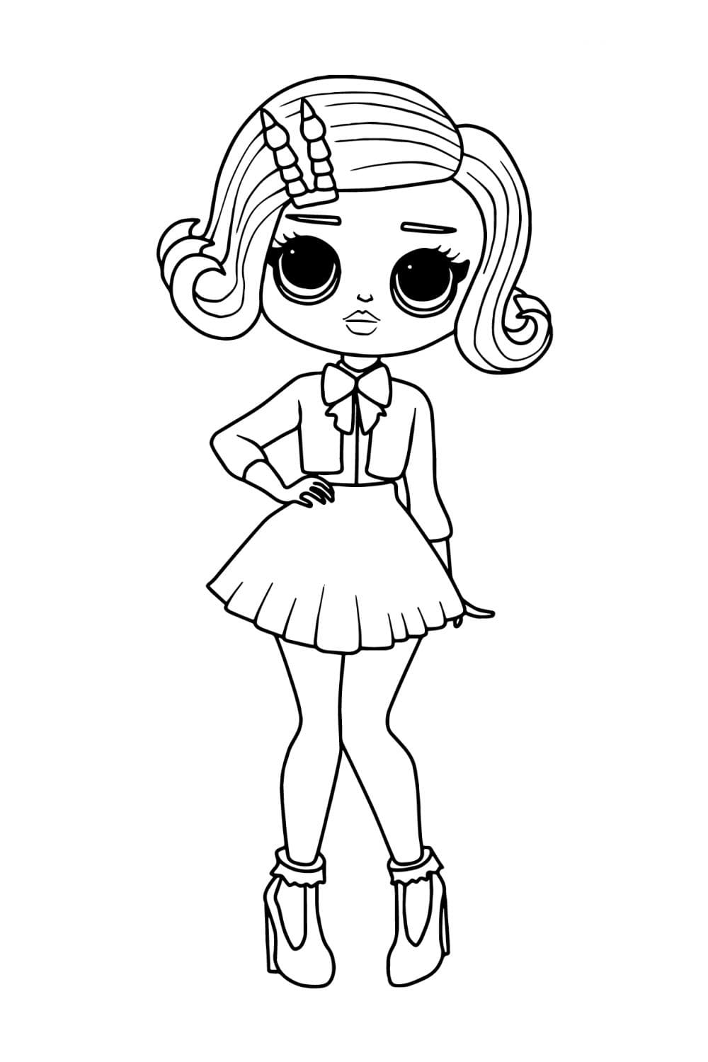 Aristocrat Girl di LOL OMG ausmalbilder