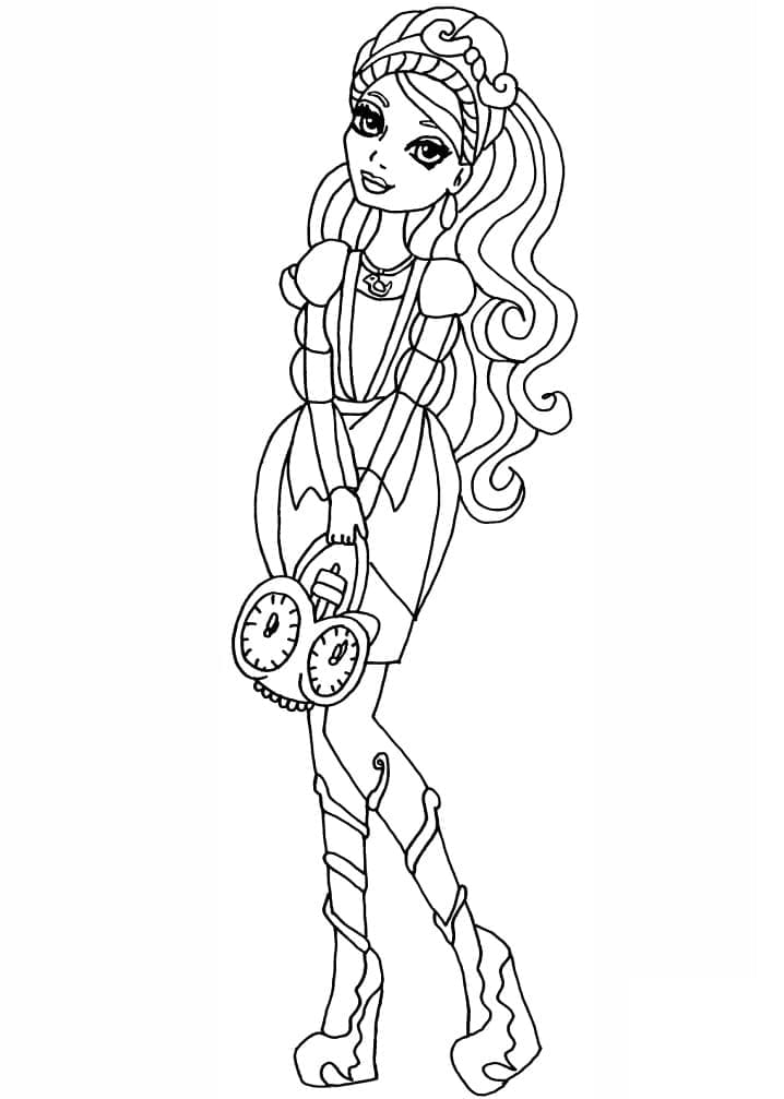 Ashlynn Ella di Ever After High ausmalbilder