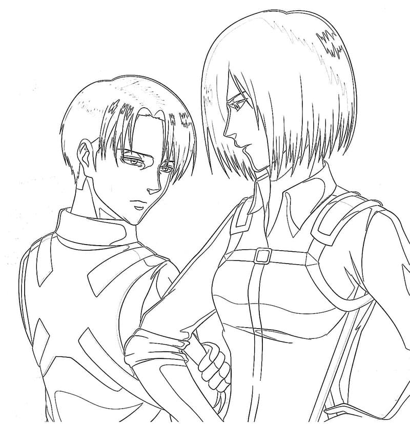 Attack on Titan kostenlos für Kinder ausmalbilder