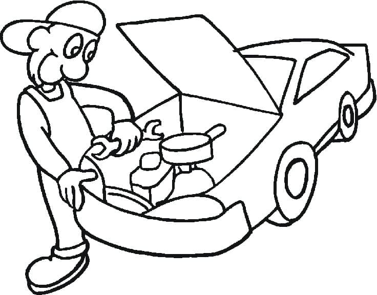 Auto (6) ausmalbilder