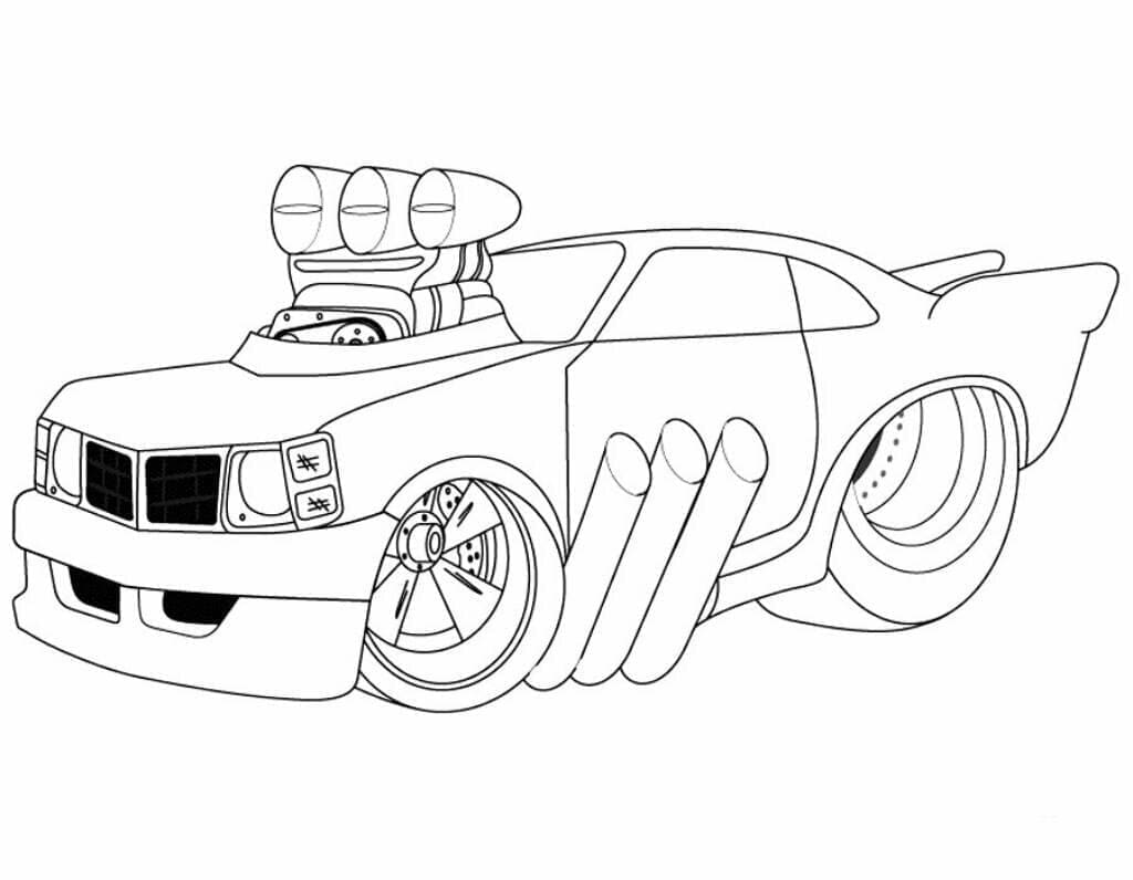 Auto zum Drucken ausmalbilder