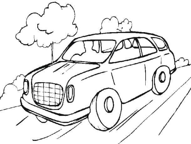 Auto ausmalbilder