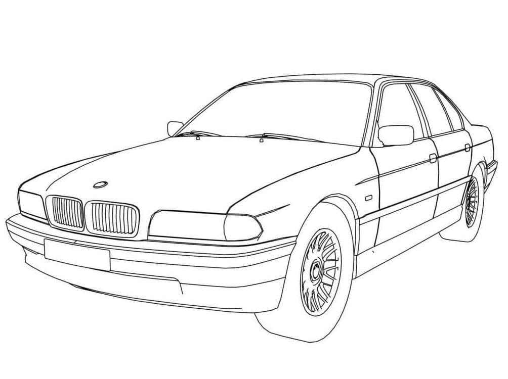 BMW für Kinder ausmalbilder