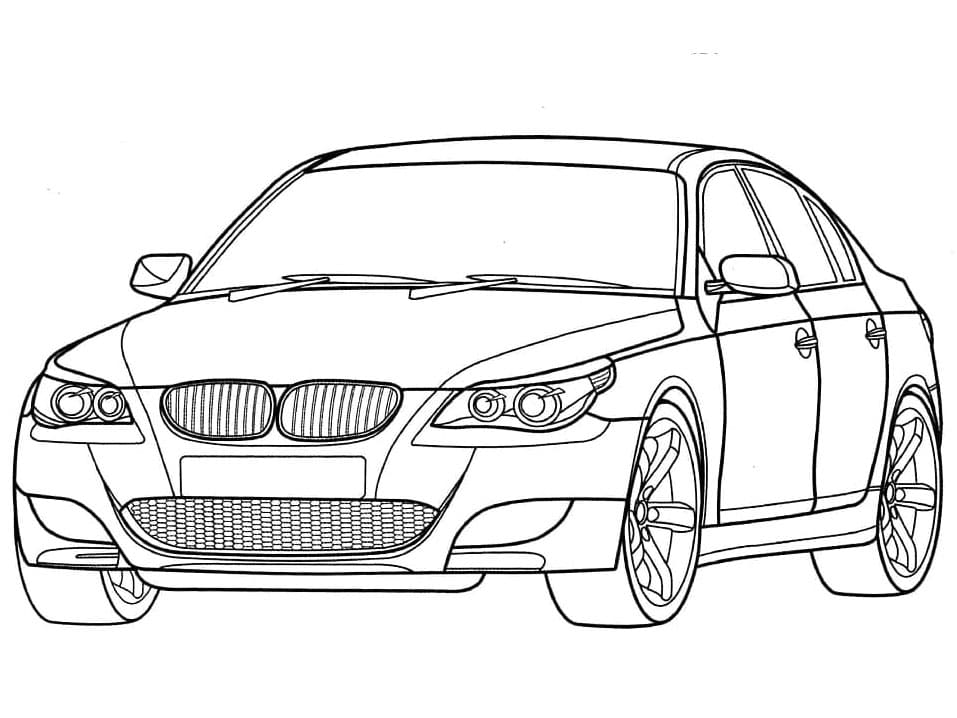 BMW kostenlos für Kinder ausmalbilder