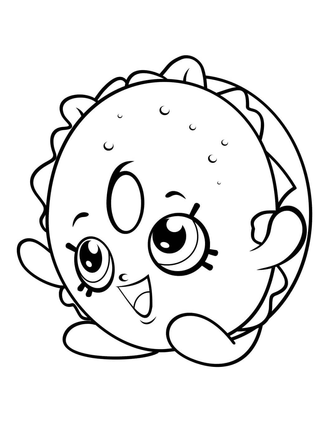 Bagel Billy Shopkins ausmalbilder