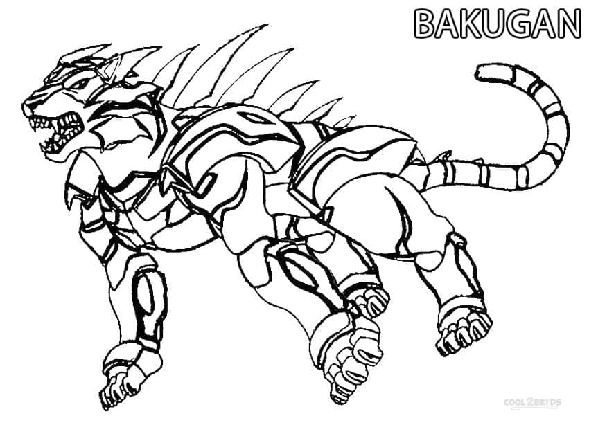 Bakugan kostenlos ausmalbilder