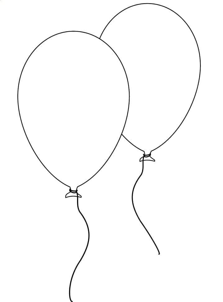 Ballon Für 1-Jährige Kinder ausmalbilder