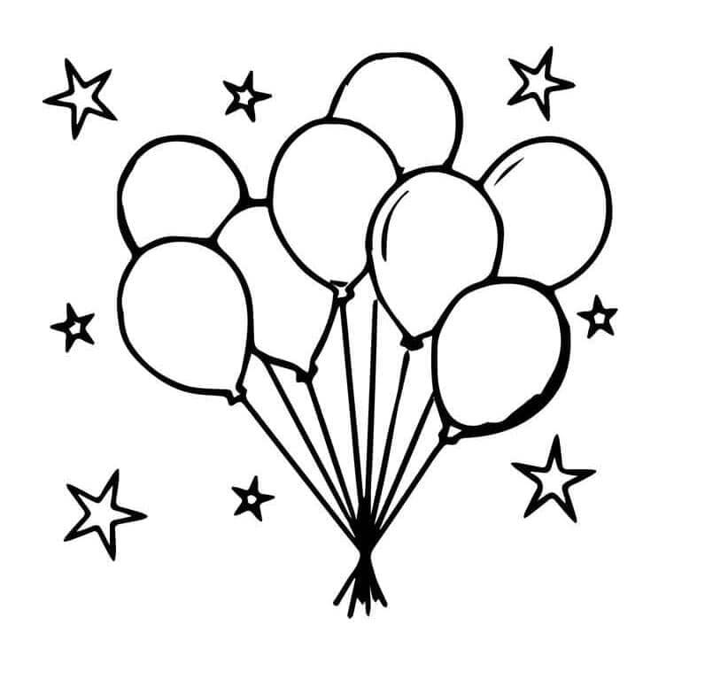 Ballon Für Kinder Gratis ausmalbilder