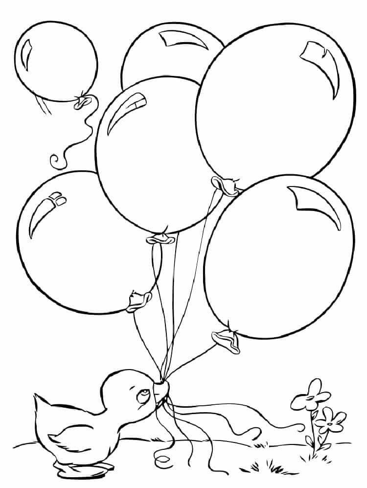 Ballons (3) ausmalbilder