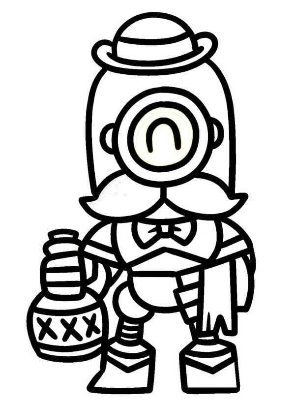 Barley Brawl Stars ausmalbilder