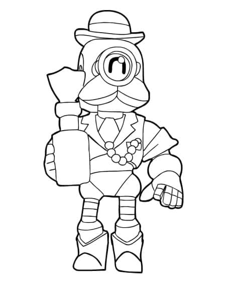 Barley di Brawl Stars ausmalbilder