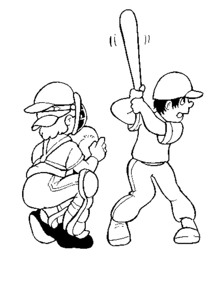 Baseball Für Kinder ausmalbilder