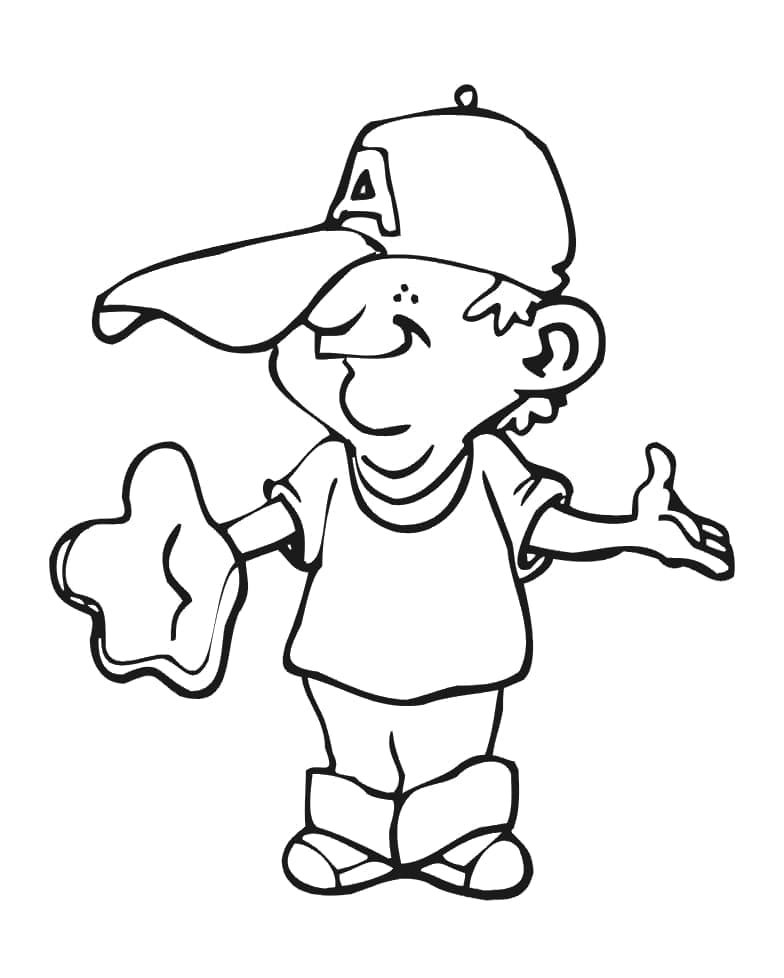 Baseball Gratis ausmalbilder