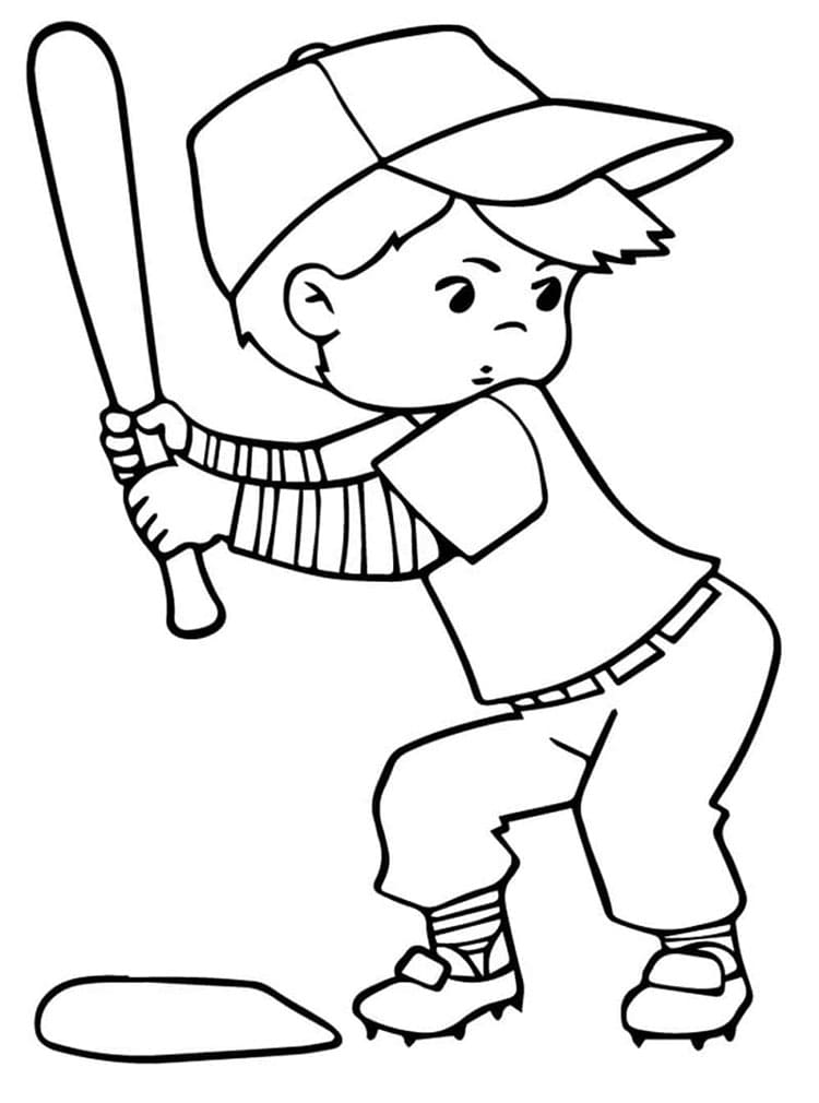 Baseball Zum Drucken Gratis ausmalbilder