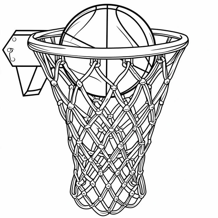 Basketball Bild ausmalbilder