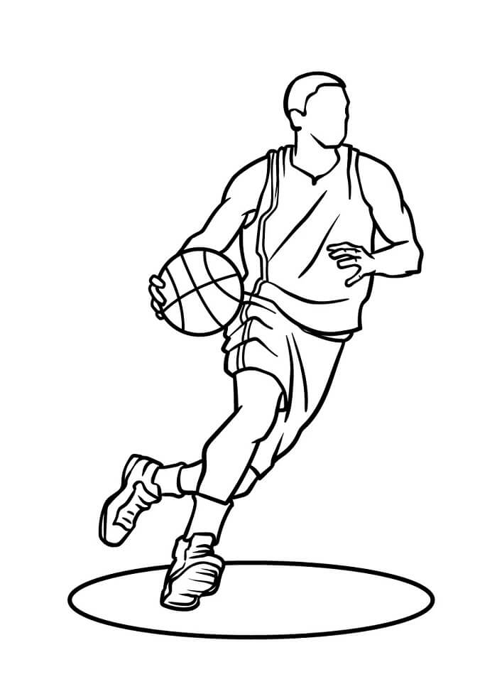 Basketball Für 4-Jährige Kinder ausmalbilder