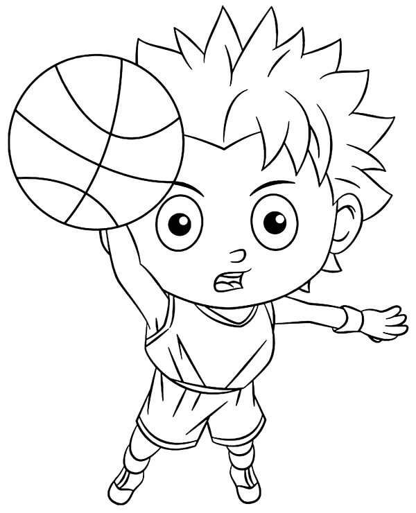 Basketball Für 6-Jährige Kinder ausmalbilder