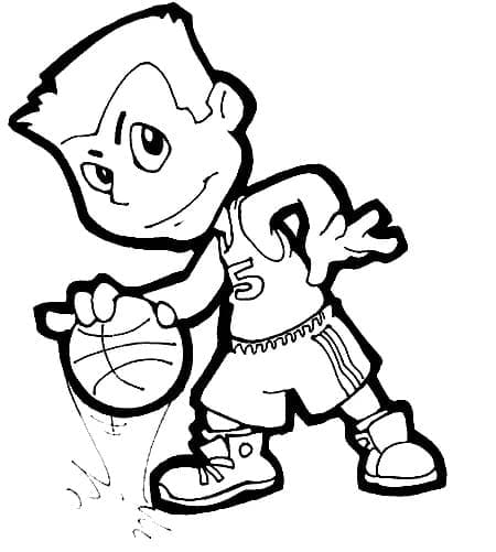 Basketball Kostenlos Druckbar ausmalbilder