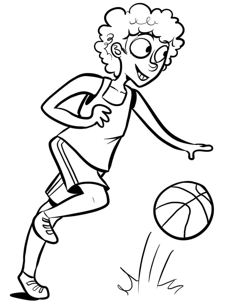 Basketballspieler ausmalbilder