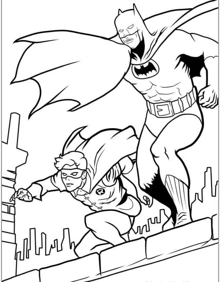 Batman 1 ausmalbilder
