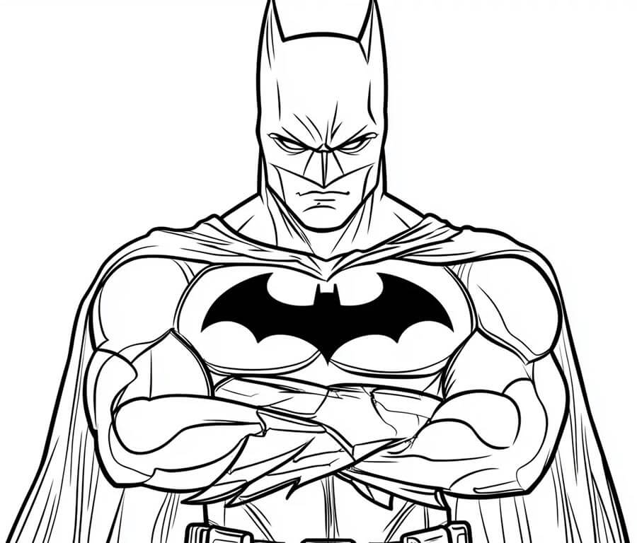 Batman Malvorlage für Kinder ausmalbilder