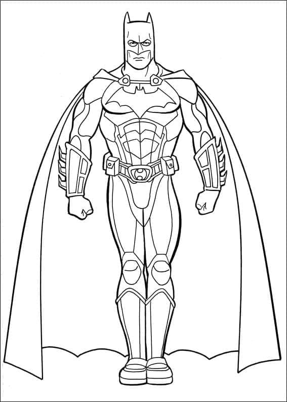 Batman druckfertig ausmalbilder