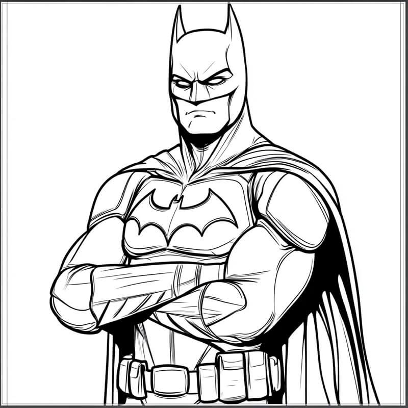 Batman für 2-jährige Kinder ausmalbilder