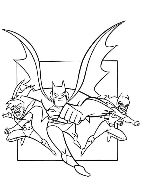 Batman für Kinder ausmalbilder