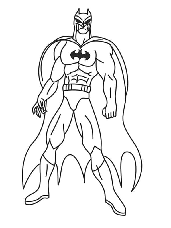 Batman gratis druckbar ausmalbilder