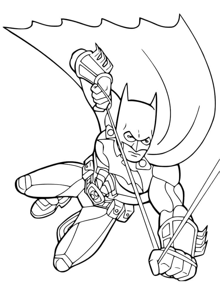 Batman zum Drucken ausmalbilder