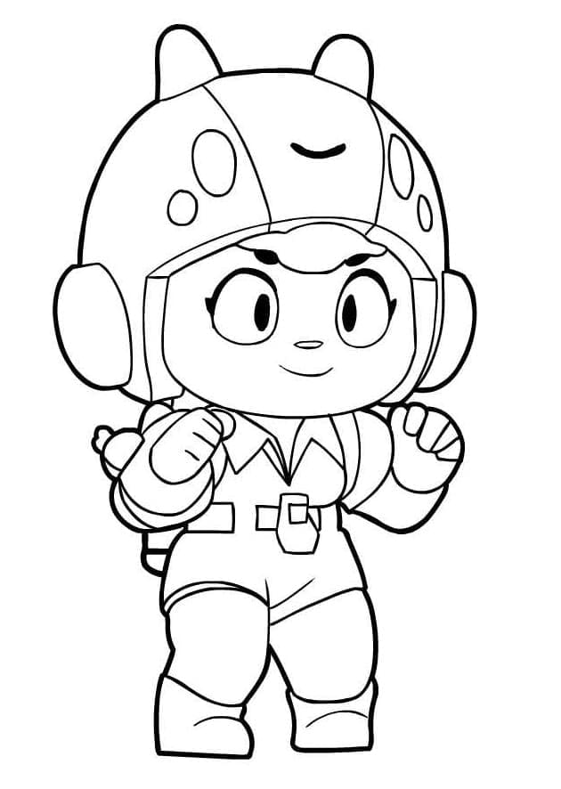 Bea Brawl Stars ausmalbilder