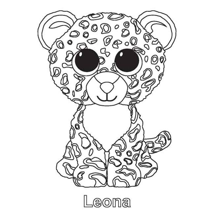 Beanie Boos Druckbar ausmalbilder