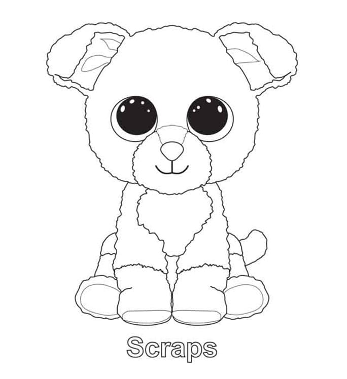 Beanie Boos Drucken ausmalbilder