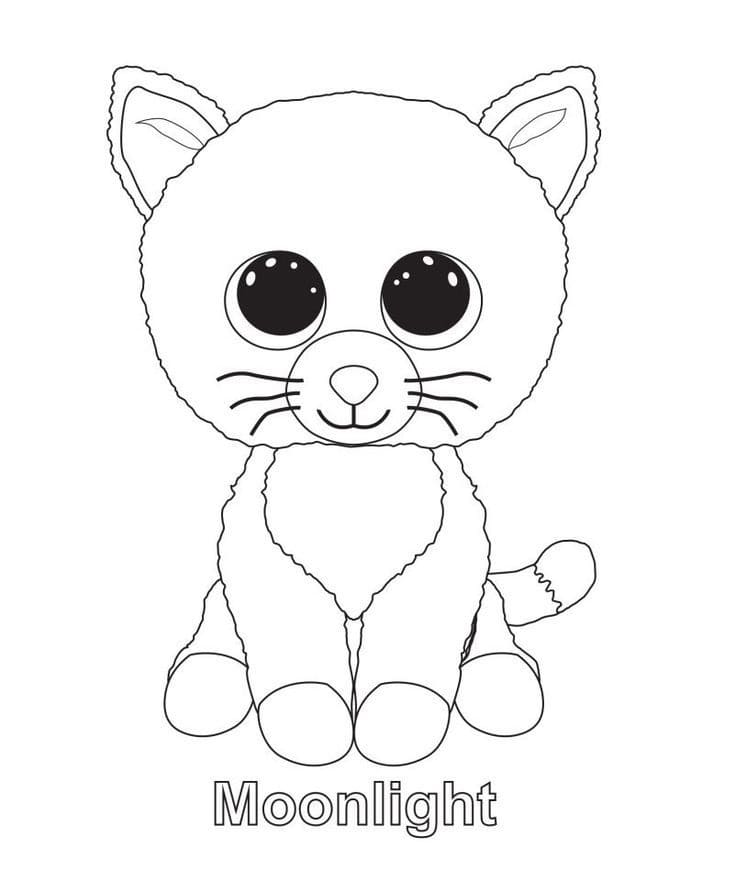 Beanie Boos Kostenlos Druckbar ausmalbilder