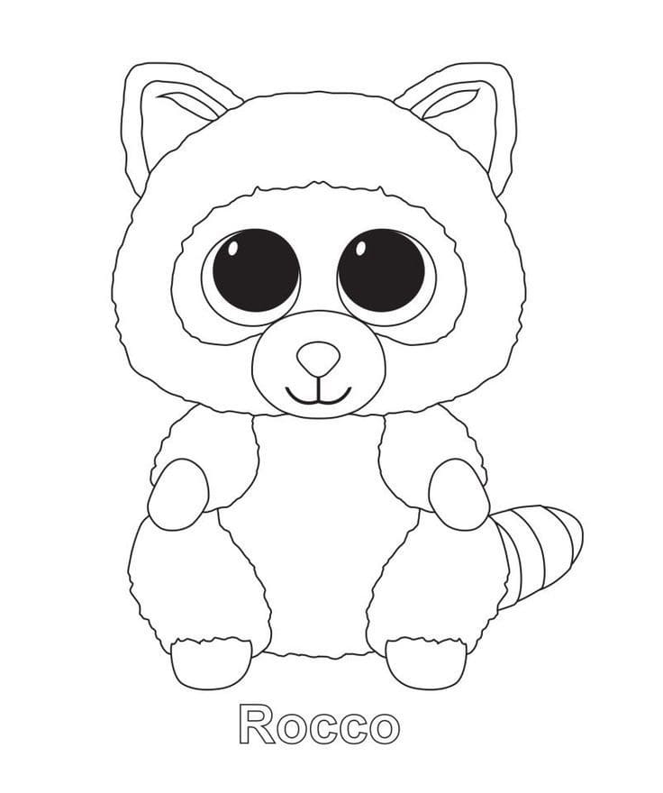 Beanie Boos Kostenlos ausmalbilder