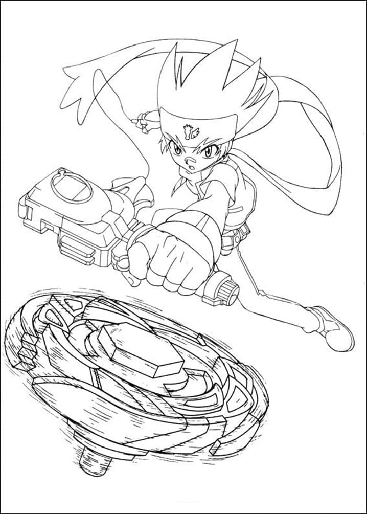 Beyblade druckbar für Kinder ausmalbilder