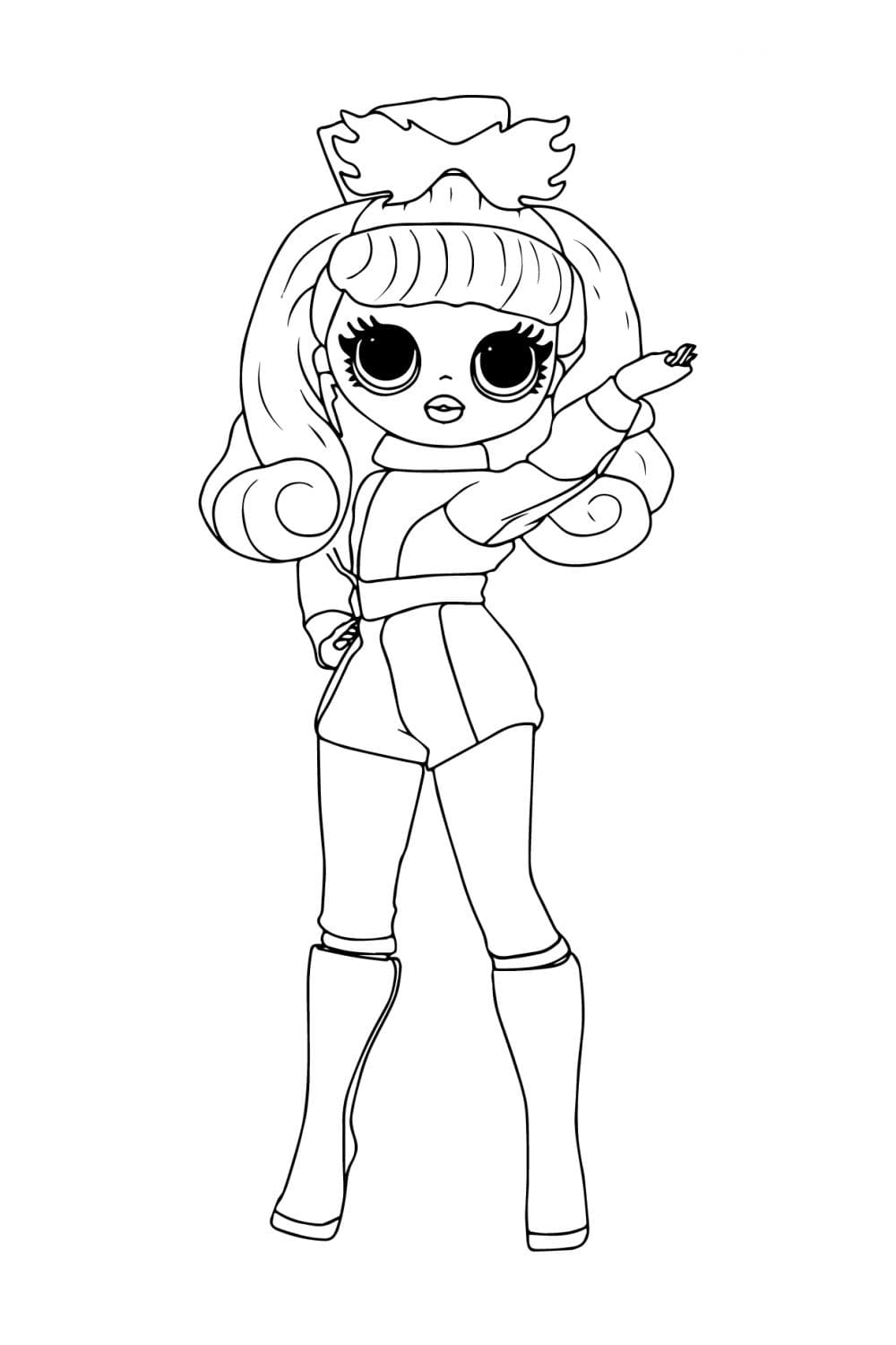 Big Sister Racer di LOL OMG ausmalbilder