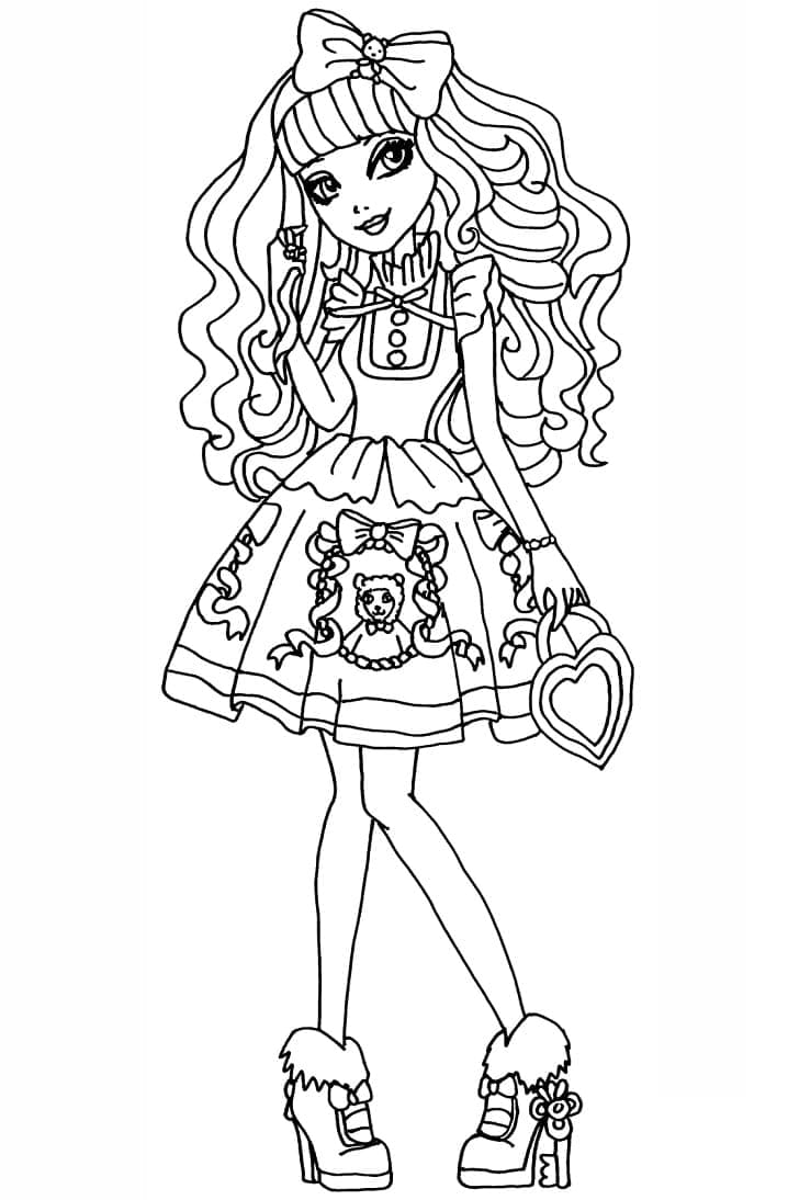 Blondie Locks di Ever After High ausmalbilder