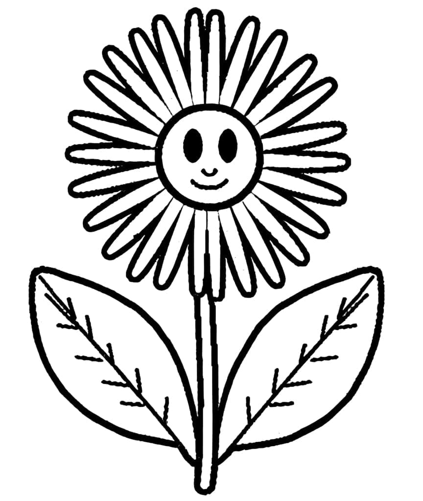 Blume gratis druckbar ausmalbilder
